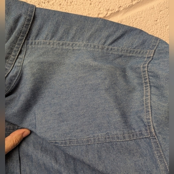 Raggedy Ann & Andy denim button down shirt  size XL - Picture 10 of 12